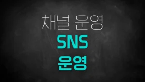 SNS 운영